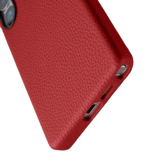 Cover Samsung  S25 Ultra Origin Series Premium Leather Regal Snap Magsafe Melkco - Red